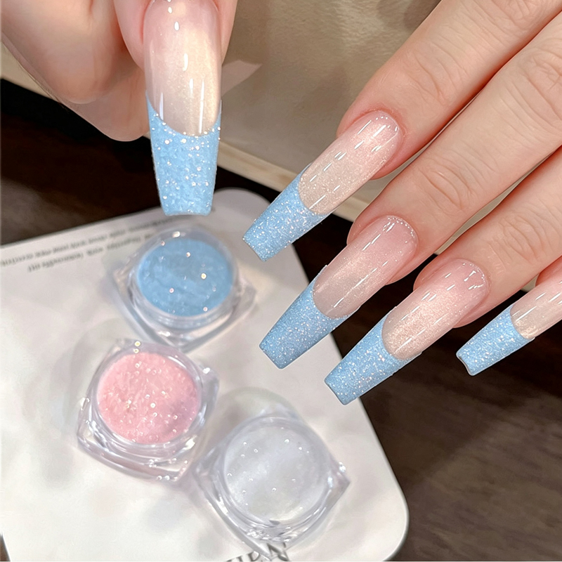 Summer Extra Sparkling 3D Dopamine Color Nail Art Sprinkle Powder